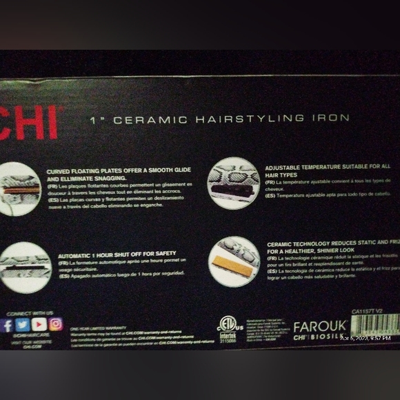 CHI Pretty Python Flat Iron - Picture 2 of 4